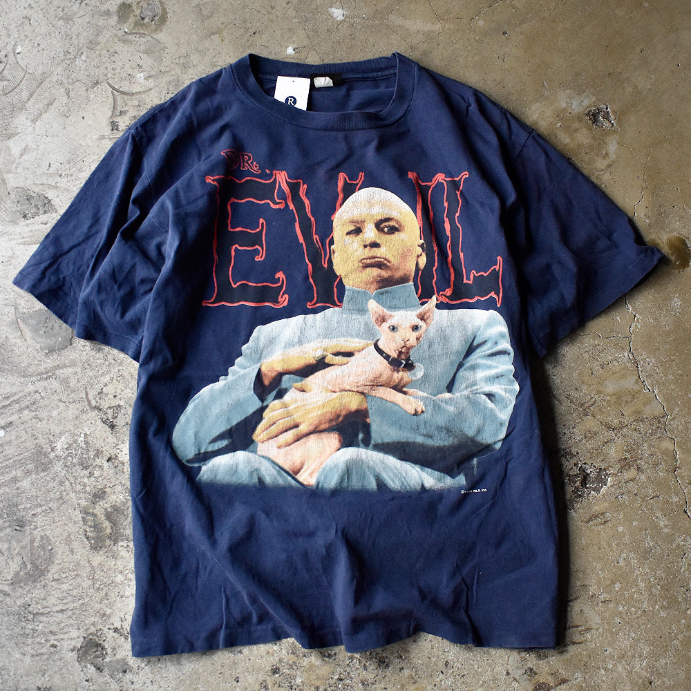 オースティン・パワーズ ドクター・イーブル ビッグプリント Tシャツ 1999年 ヴィンテージ