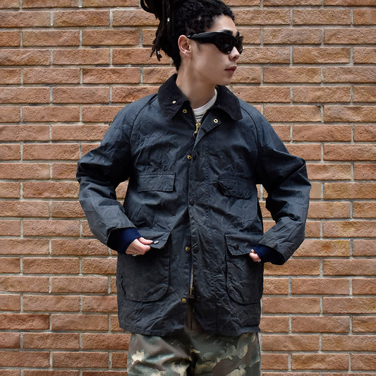 80’s Barbour 旧3ワラント “BEDALE” オイルドジャケット イングランド製 240205H