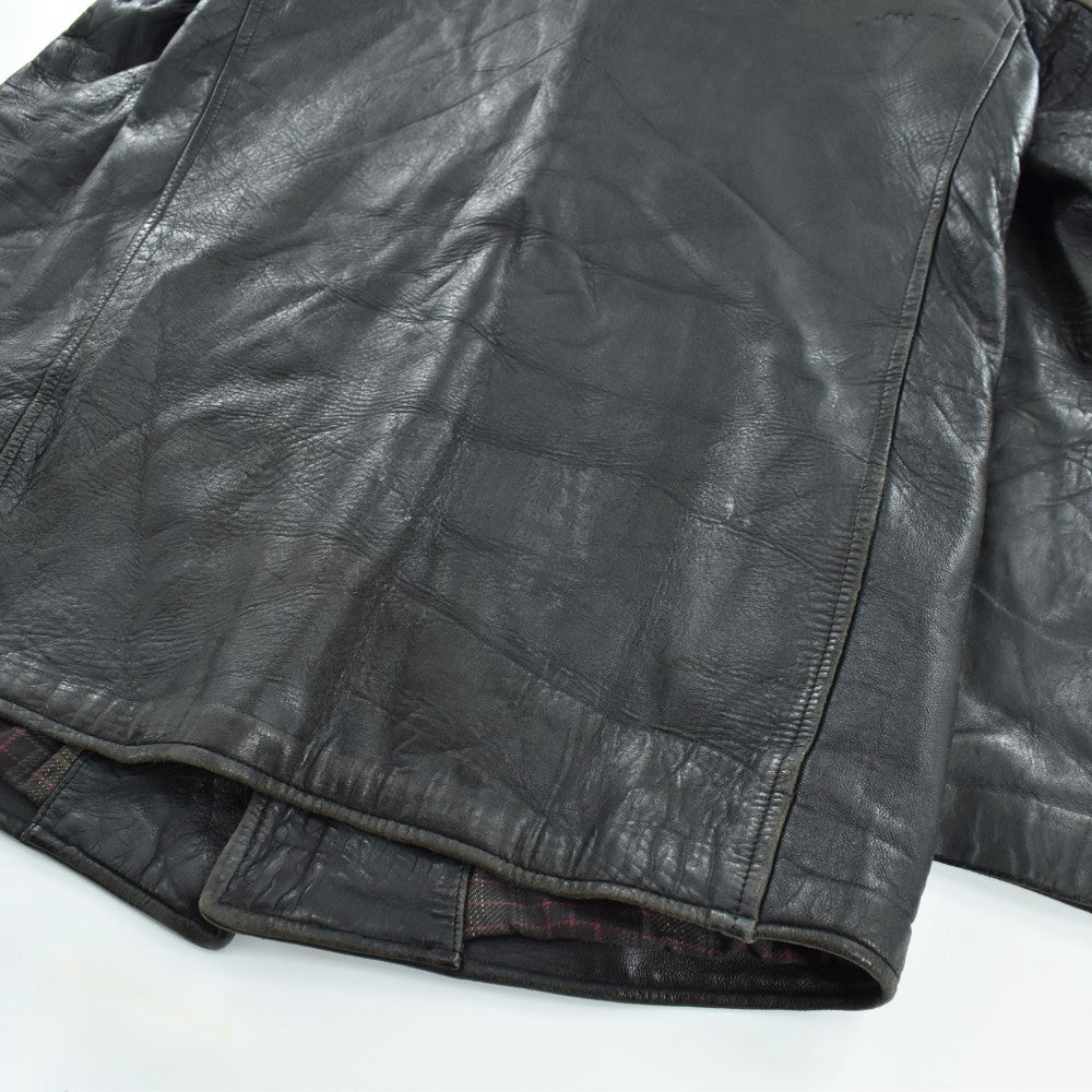 60's~ M.I.C フレンチレザー カーコート 260224H