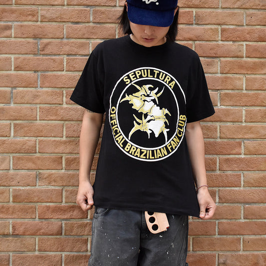 90’s～ Sepultura “Sepultura Official Brazilian Fan Club” ロック Tシャツ 240731H