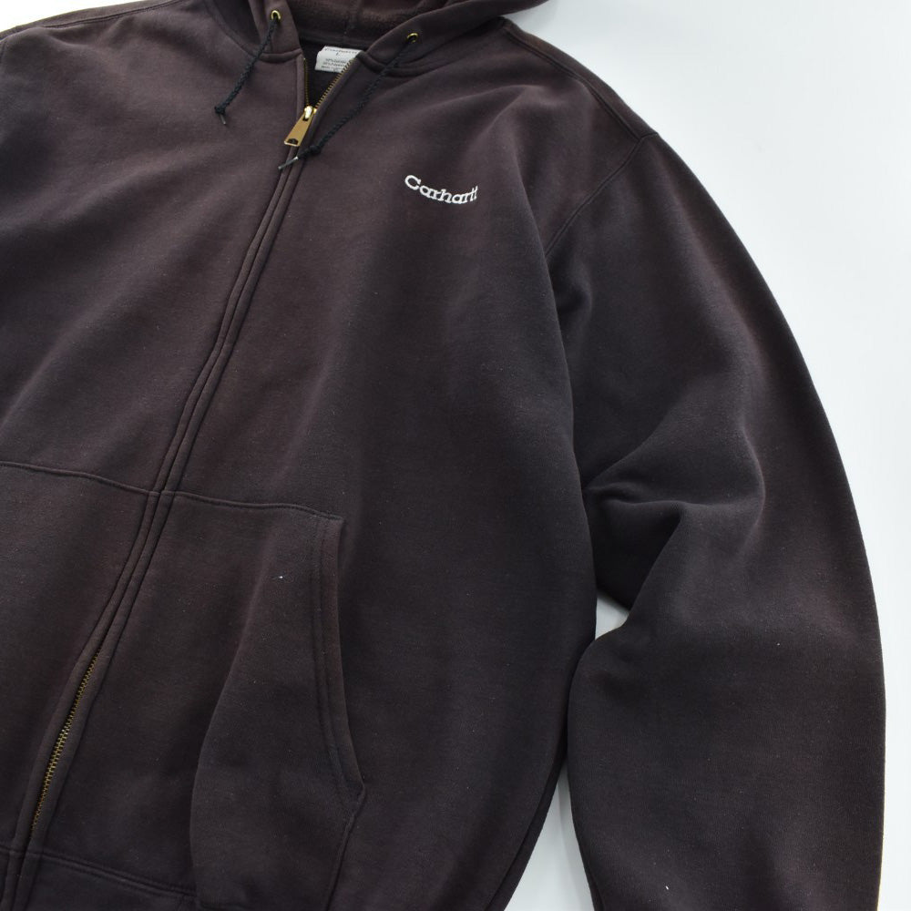 Y2K Carhartt  刺繍ロゴ フルジップ スウェットパーカー 260915H