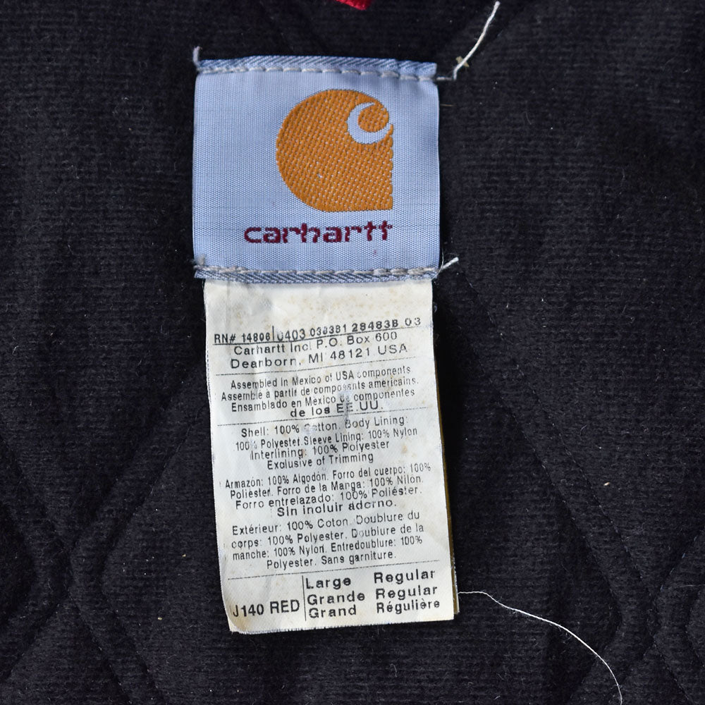 90's Carhartt キルティングライナー アクティブパーカー  231216H