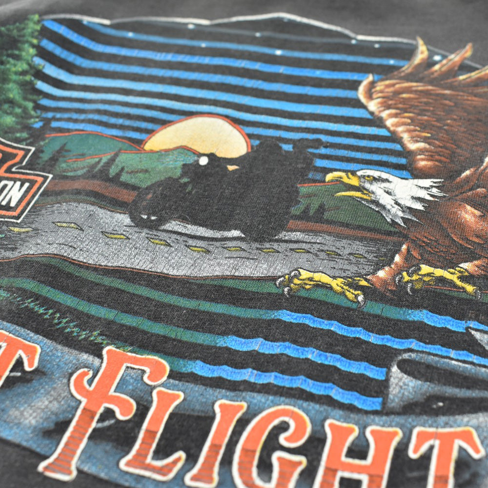 90's HARLEY-DAVIDSON "NIGHT FLIGHT" Tシャツ USA製 260616H