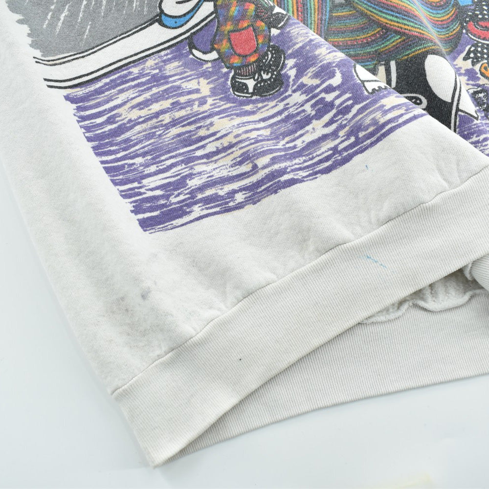 90's FREEZE Betty Boop "What's a girl to WEAR?" AOP スウェット 260313H