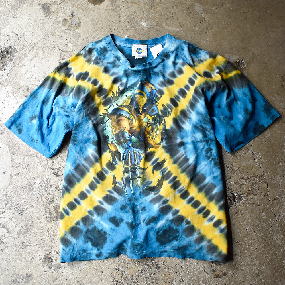 90's AOP！ “Wolverine“ タイダイTシャツ USA製 240524H