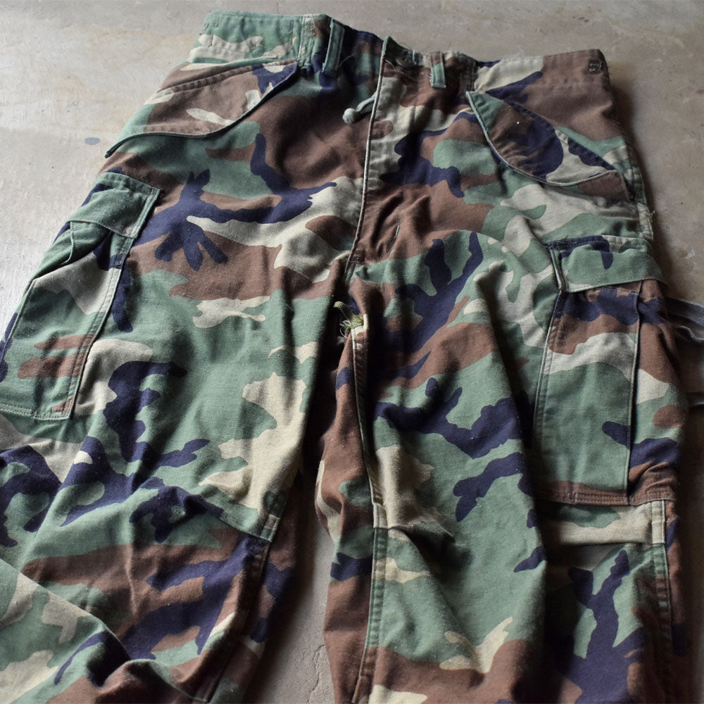 Y2K U.S.ARMY M-65 ウッドランド カモフラ柄 フィールドパンツ 240524