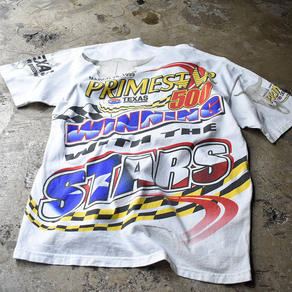 90's AOP！ Racing Tシャツ USA製 240624H