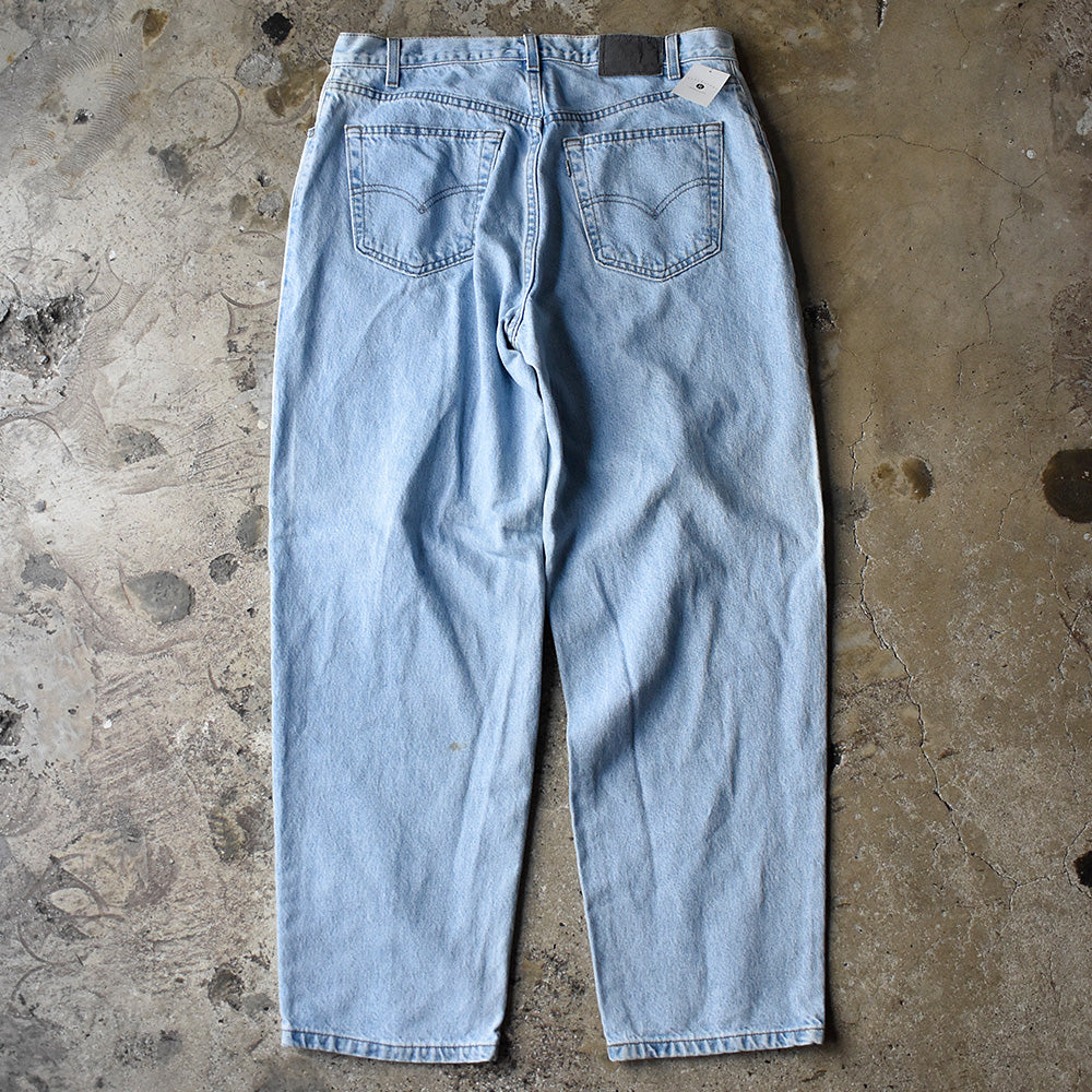 90's Levi's “Silver Tab” デニム バギーパンツ アイスブルー USA製 240504H