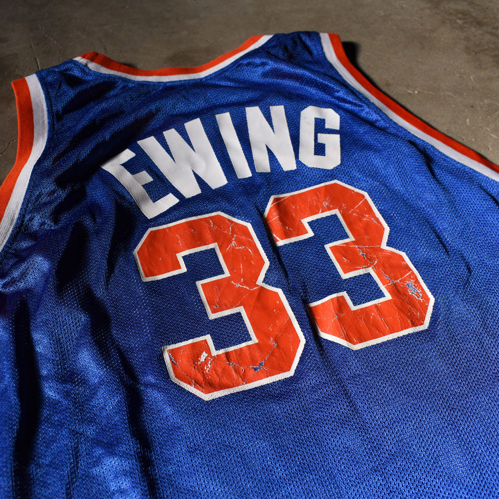 90's Champion “NBA New York Knicks” メッシュ ゲームシャツ 250307