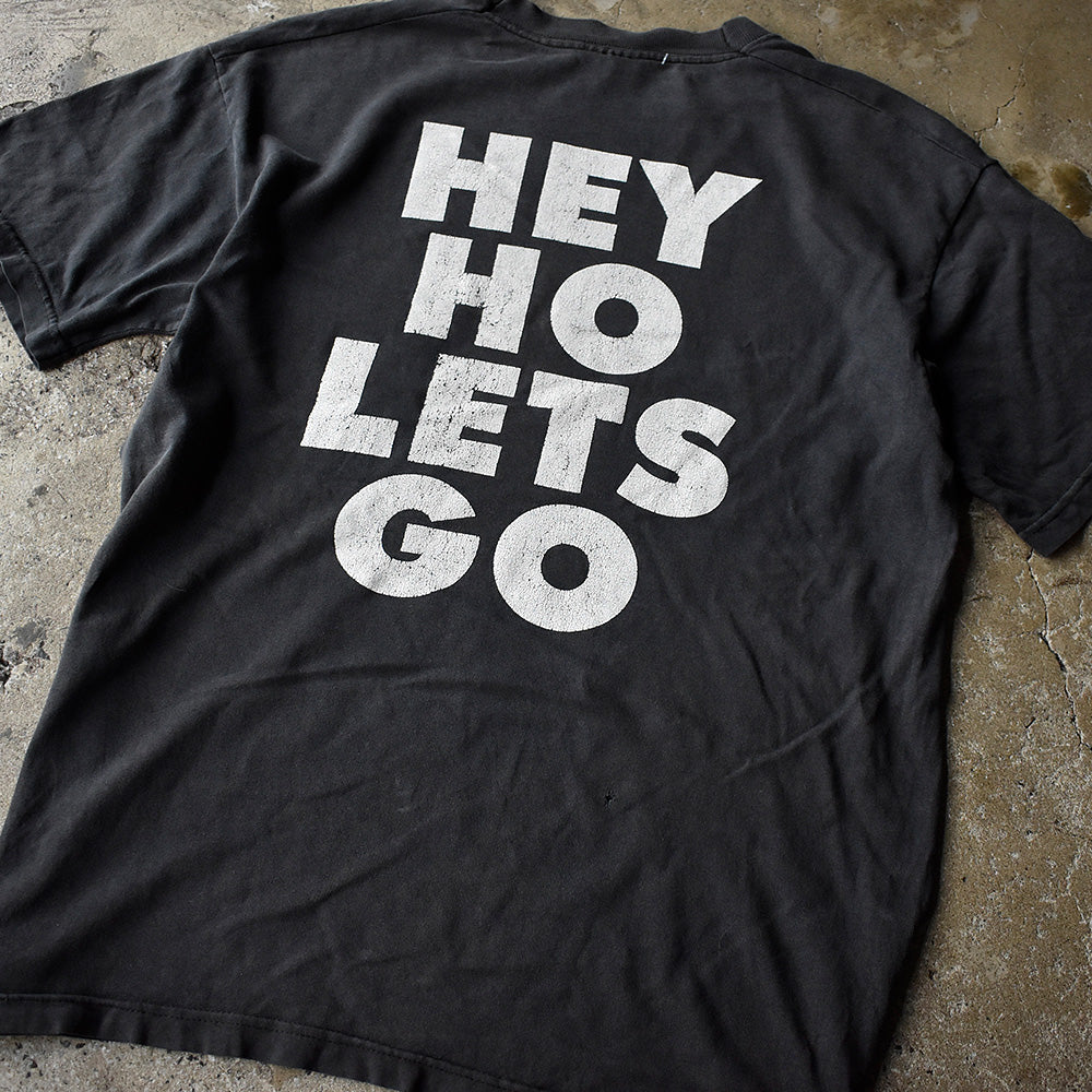 Y2K Ramones “HEY HO LET’S GO“ ロック Tシャツ 250722H