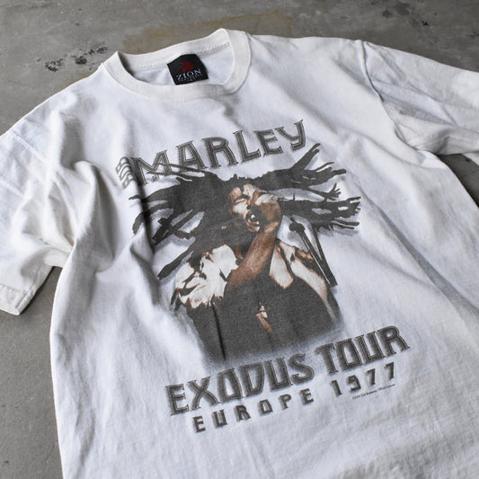 Y2K BOB MARLEY “EXODUS TOUR EUROPE 1977“ Tシャツ 241004