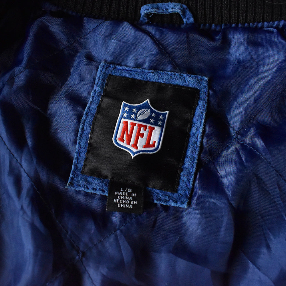 G-Ⅲ “NFL Indianapolis Colts” スエードレザー ジャケット 240326