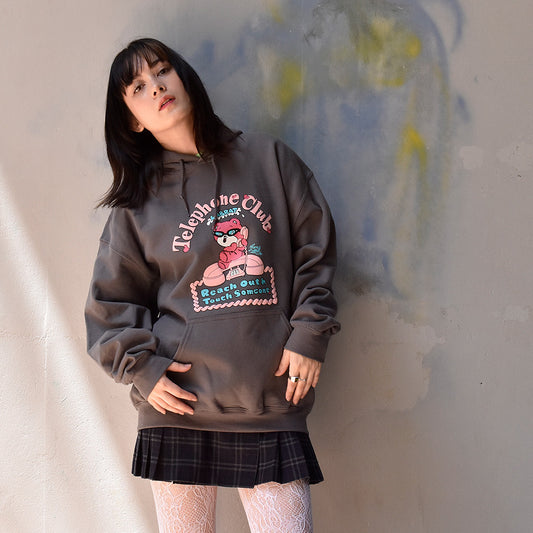 foxy illustrations×LABRAT "Telephone Club" Hoodie LR-2024-06 240921