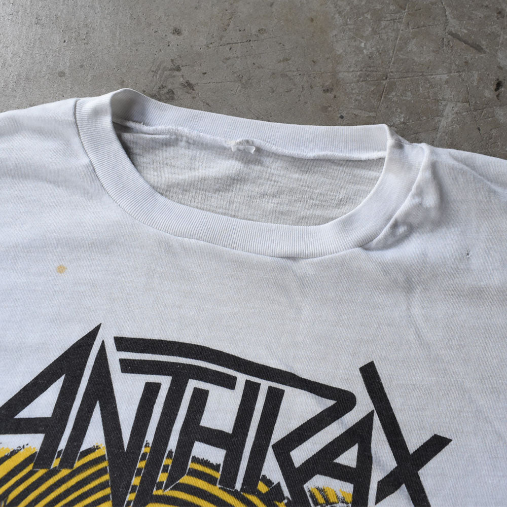 80’s Anthrax × Judge Dredd “MONSTERS OF ROCK” ロック Tシャツ 250923H
