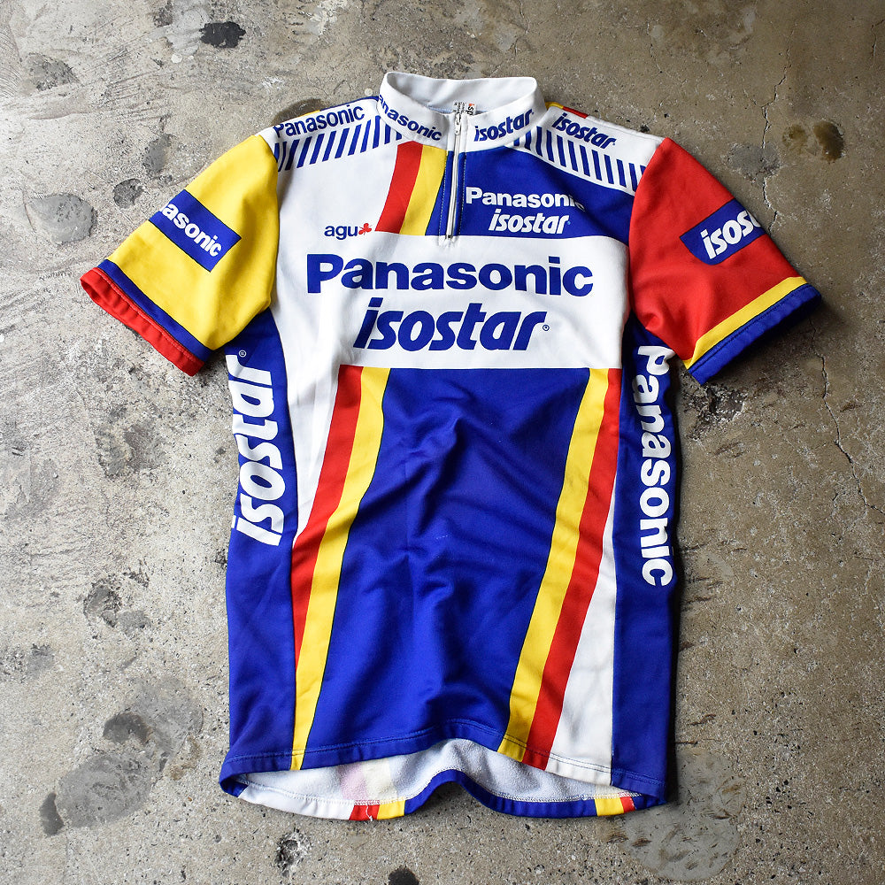 90's agu sport “Panasonic” サイクリング シャツ イタリア製 240703