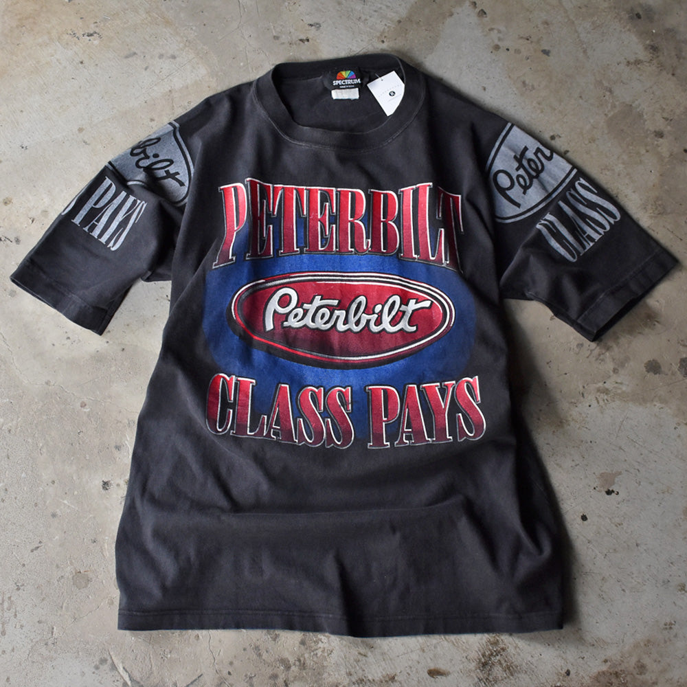 90's　Peterbilt Motors Company/ピータービルト・モータース・カンパニー “CLASS PAYS” Tシャツ　USA製　230624