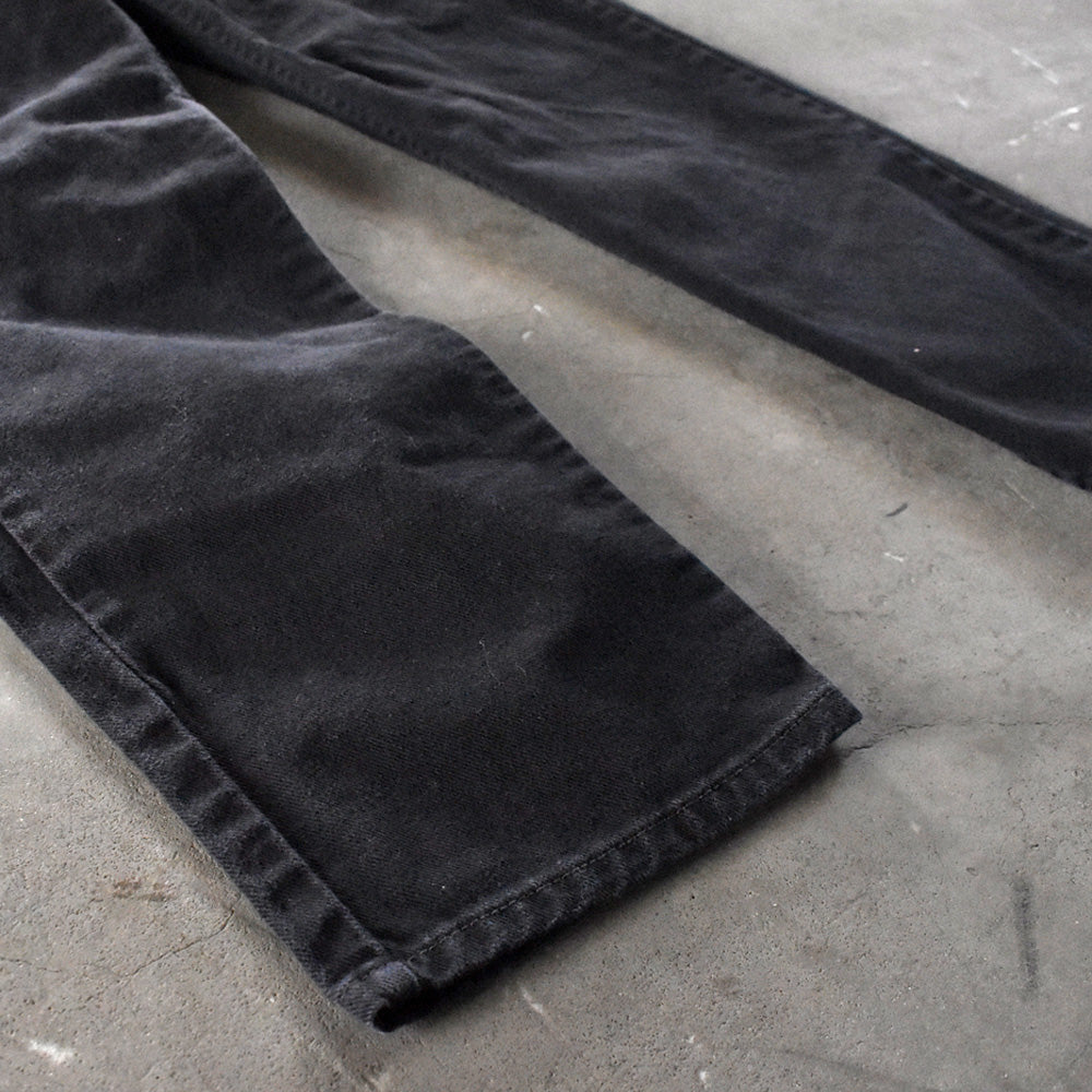 Levi's 550 リラックスフィット ブラックデニムパンツ 240322