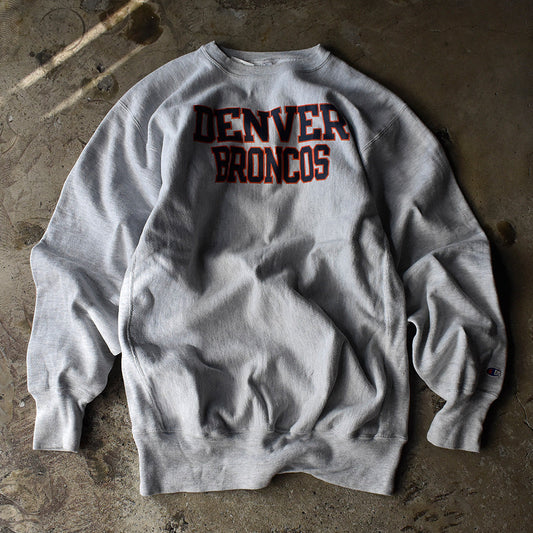 90's Champion "NFL Denver Broncos" リバースウィーブ スウェット 230903H