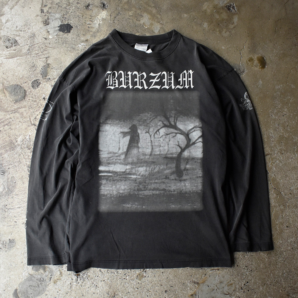 バーズム Dunkelheit アルバムジャケット ロングスリーブTシャツ 1998年 ユーロ製 ヴィンテージ