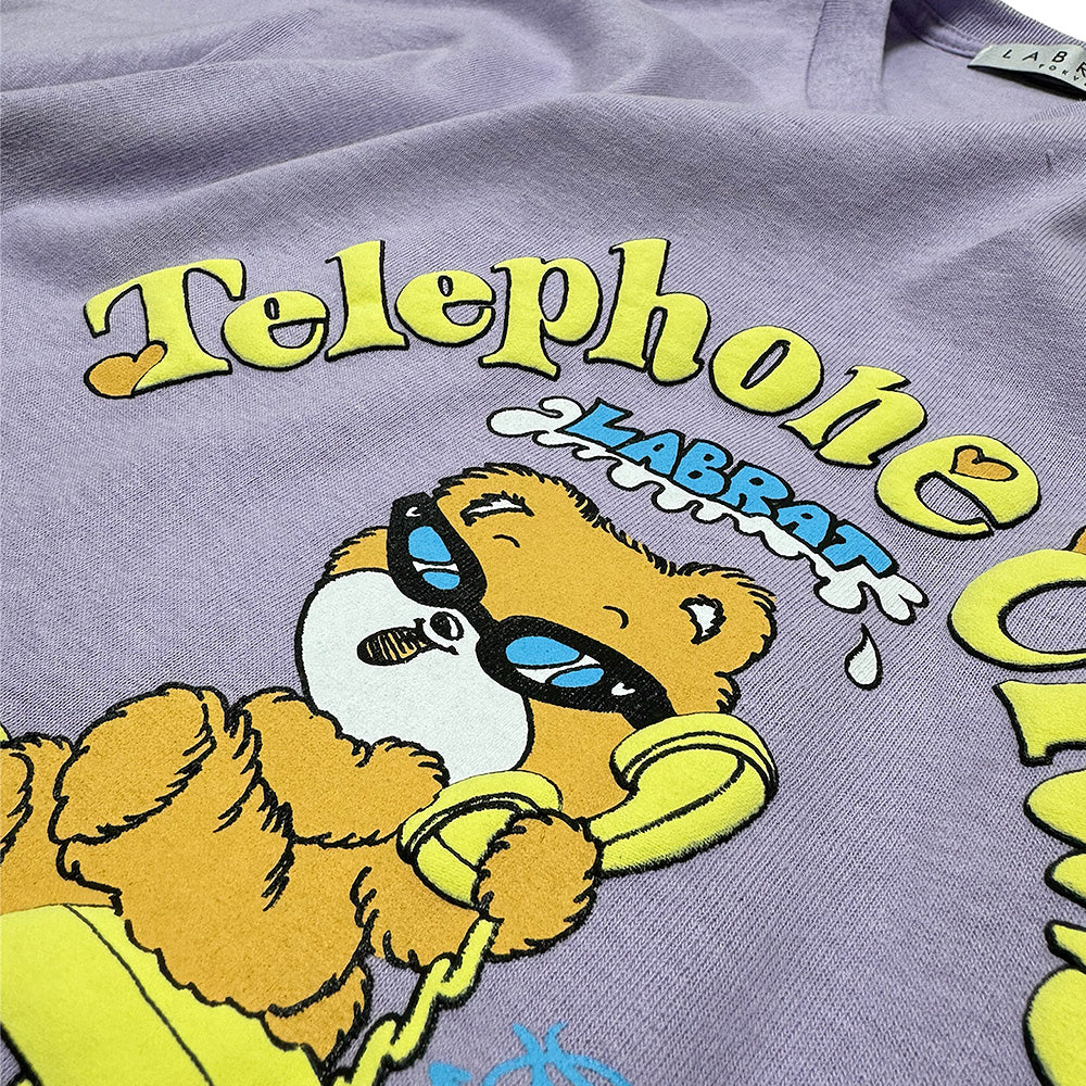 foxy illustrations×LABRAT "Telephone Club" Tシャツ LR-2024-05 240601