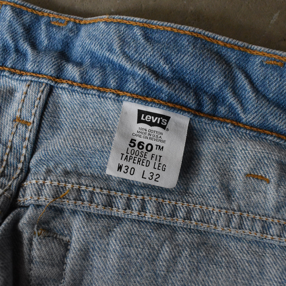 90's デッドストック！ Levi's 560 ルーズテーパード デニムパンツ USA製 240429