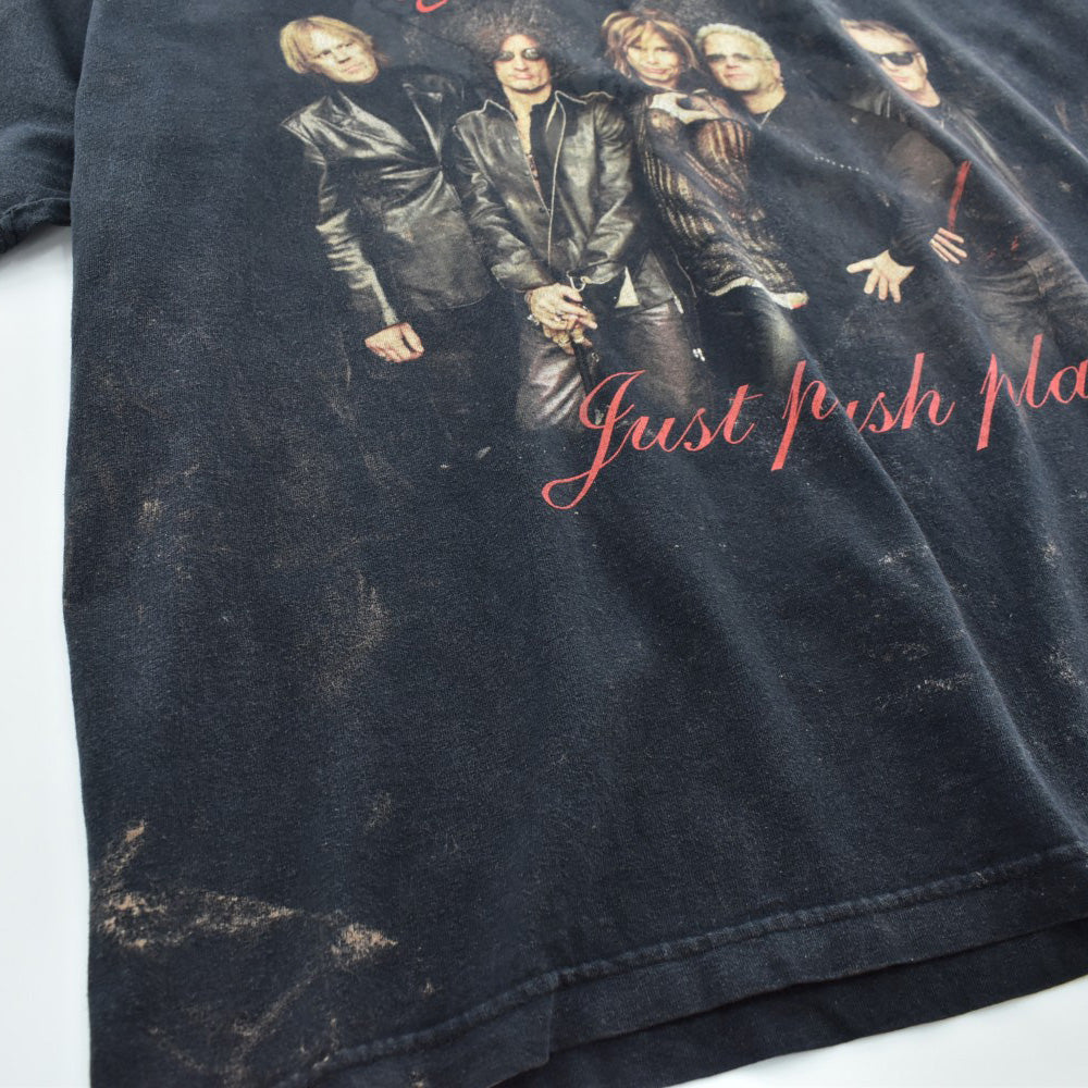 Y2K AEROSMITH "Just Push Play" 空山基 ロックTシャツ 260703H