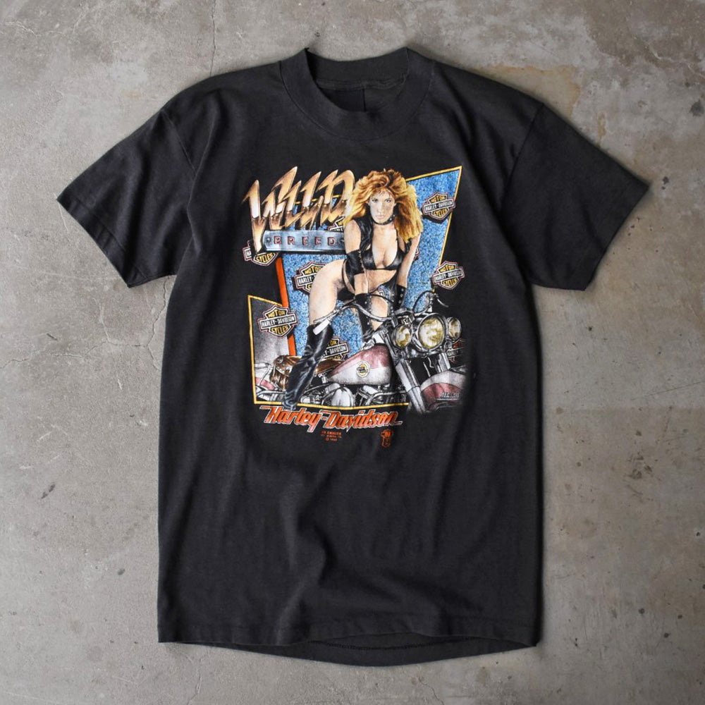 80’s Harley-Davidson 3D Emblem “WILD BREED” ハーレーTシャツ 251202H