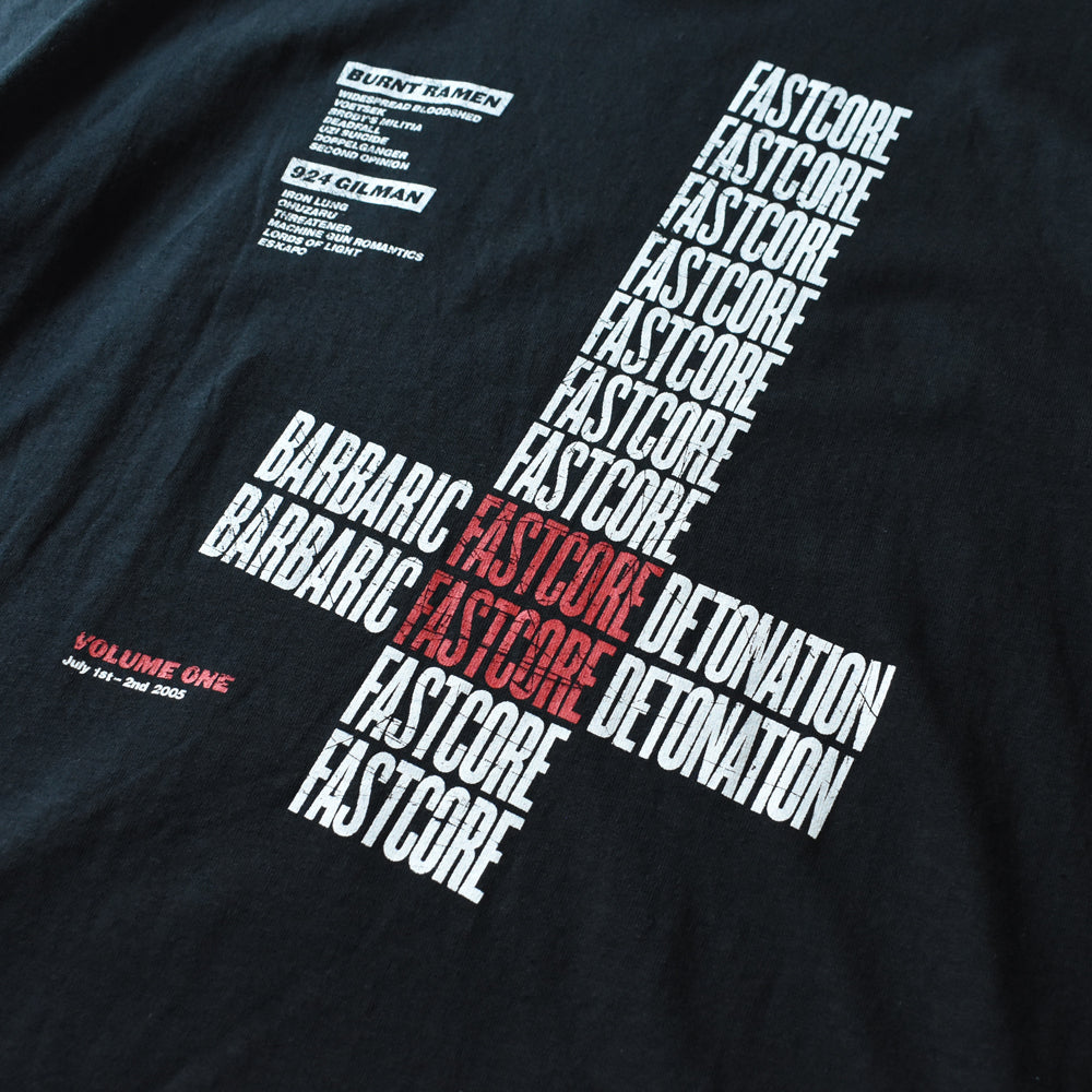 Y2K デッドストック！ Fastcore Compilation "Volume One" Tシャツ 250905