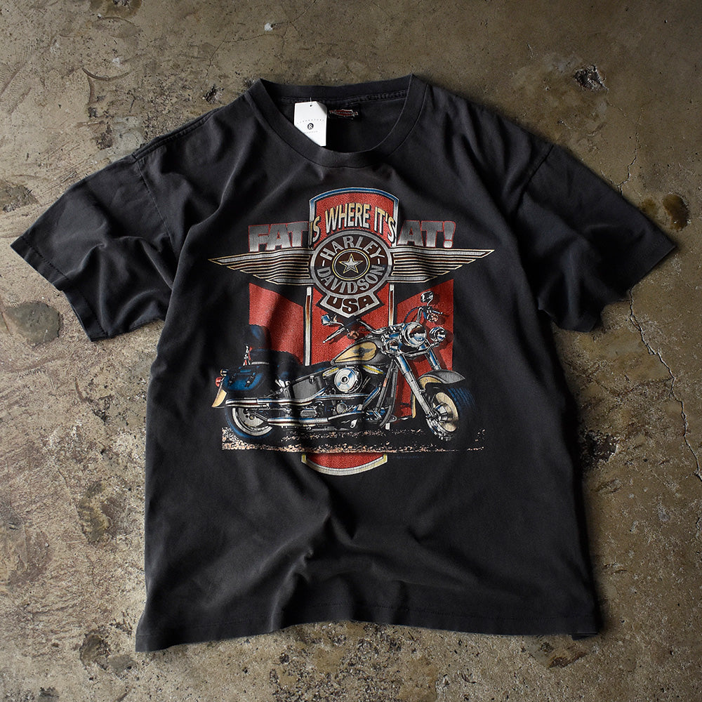 90's　Harley-Davidson/ハーレー・ダビッドソン　Harley Tee　USA製　230904H
