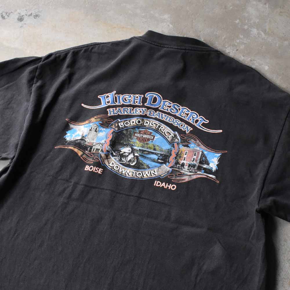 Harley Davidson “SHUT UP ANG RIDE” 両面プリント Tシャツ USA製 240928