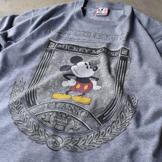 90's　Disney/ディズニー “WALT DISNEY WORLD” ミッキー Tシャツ　USA製　230628