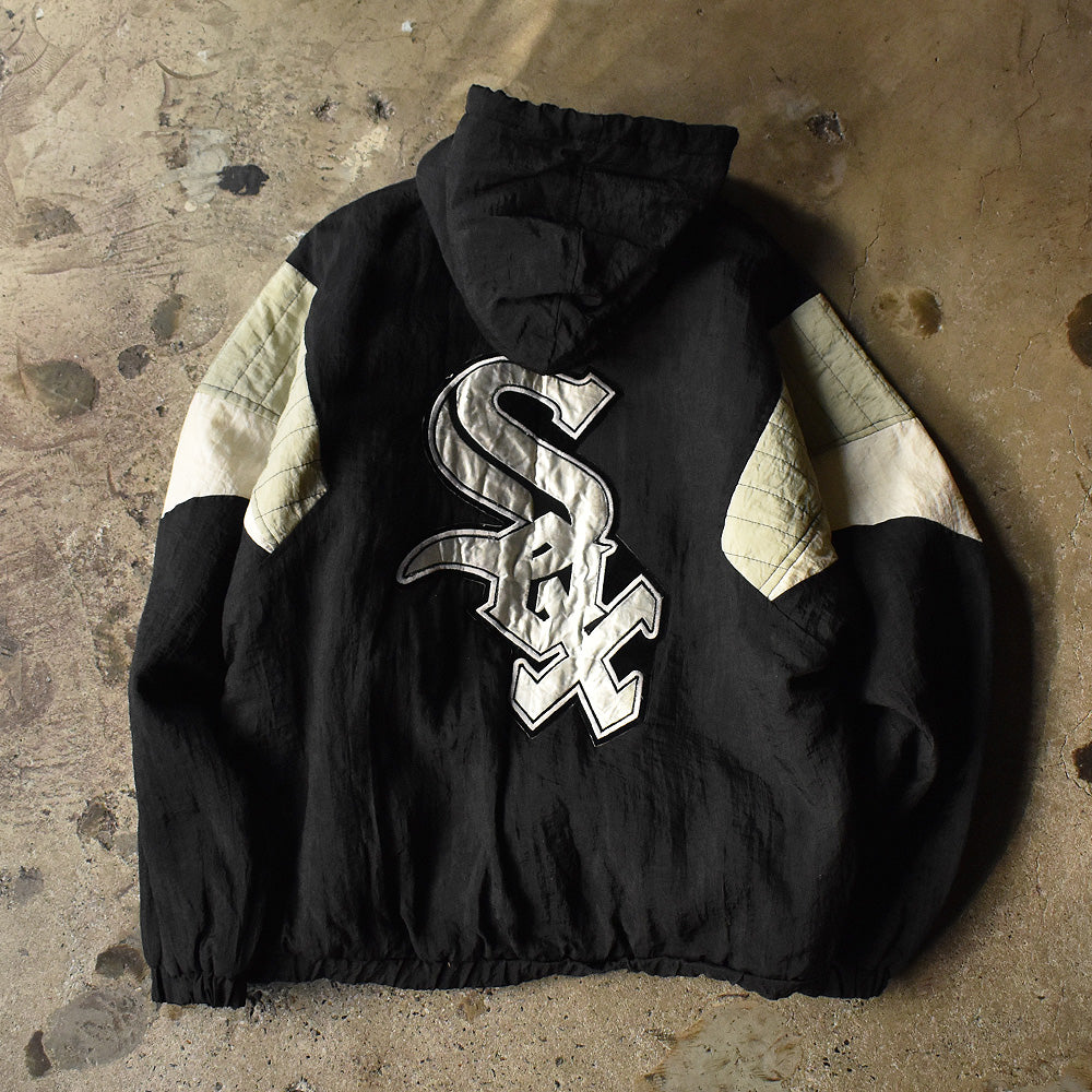90's StarPlayer MLB “Chicago White Sox“ フード付き パフジャケット 250115H