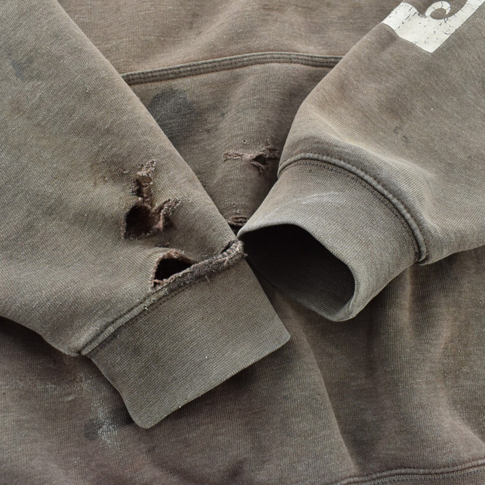 Carhartt 鬼フェード&ボロ プルオーバーパーカー 261006H