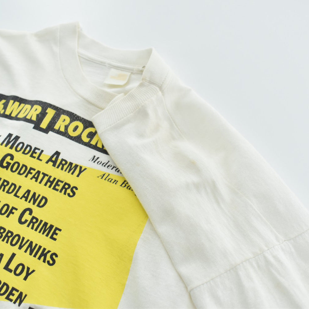 90's "6. WDR 1 ROCKNACHT" ロックフェスティバル Tシャツ 260616H