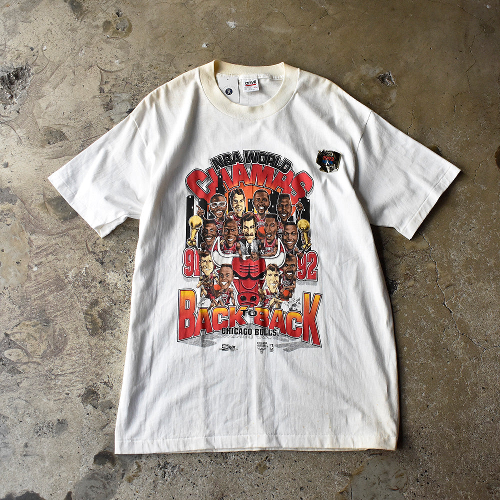 90s デッドストック シカゴ・ブルズ ワールドチャンピオン Tシャツ 90s デッドストック シカゴ・ブルズ ワールドチャンピオン Tシャツ