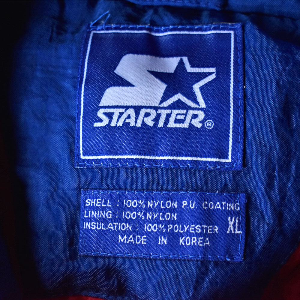 90’s STARTER “Kansas” 中綿入り フード ナイロンジャケット 240210