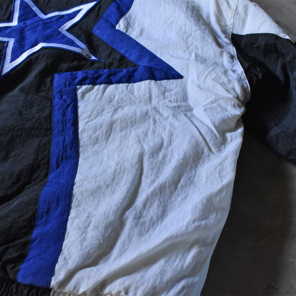 90-00s APEX PROLINE "NFL Dallas Cowboys" 中綿入り ナイロンジャケット 240228