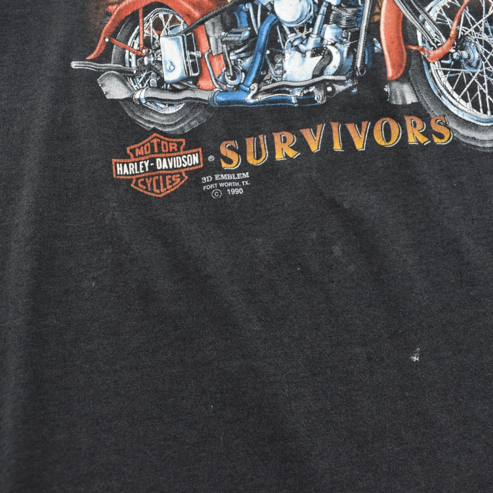 90's Harley-Davidson/3D EMBLEM "Sturgis 50th Anniversary" ハーレーT 260724H
