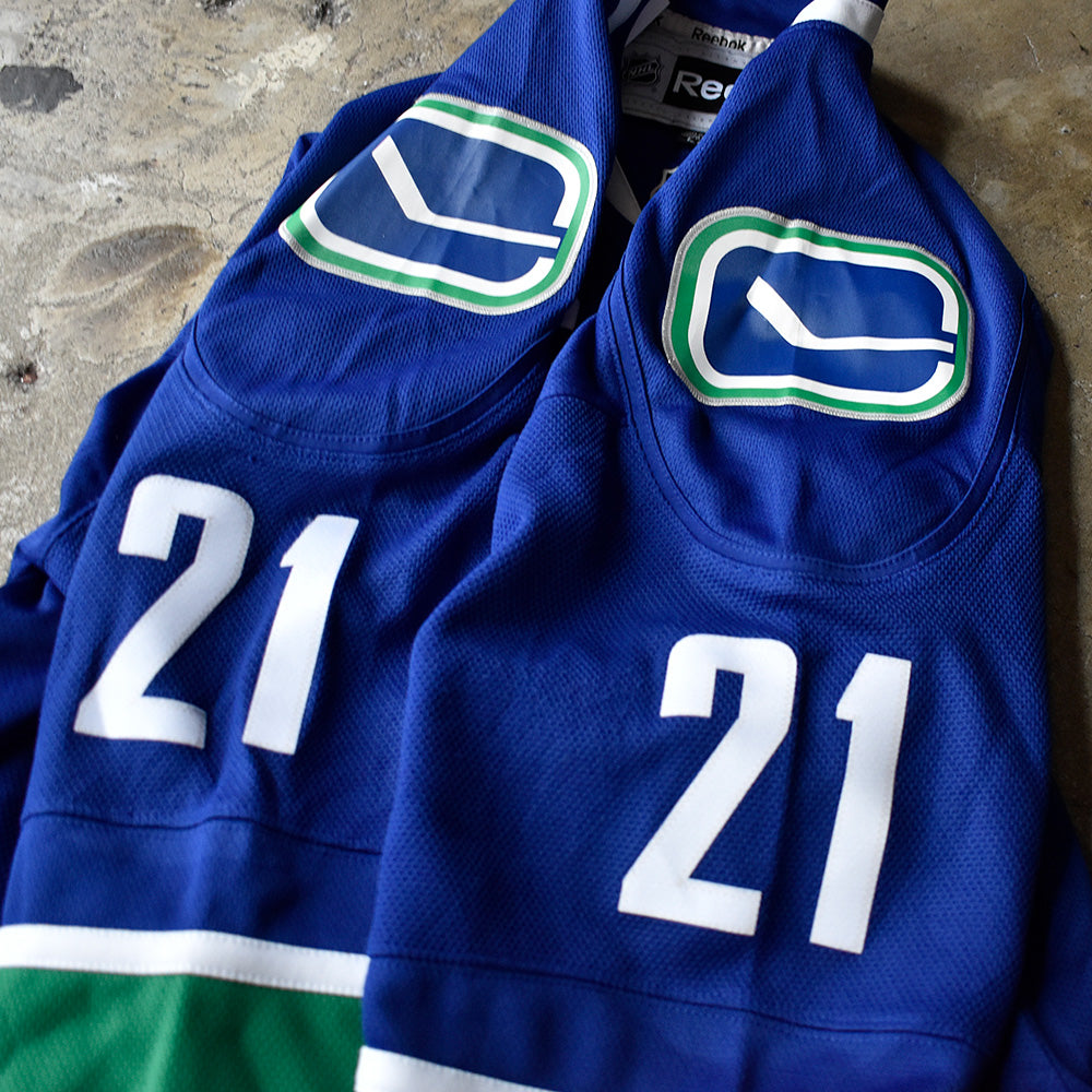 Y2K Reebok NHL “Vancouver Canucks” ホッケーシャツ 250628H