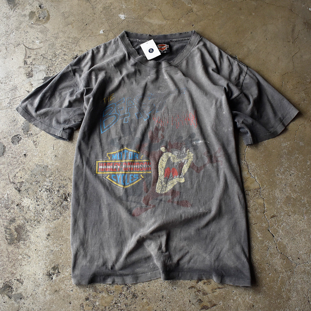90's Harley-Davidson×Looney Tunes “タズマニアンデビル“ Tシャツ USA製 240805H