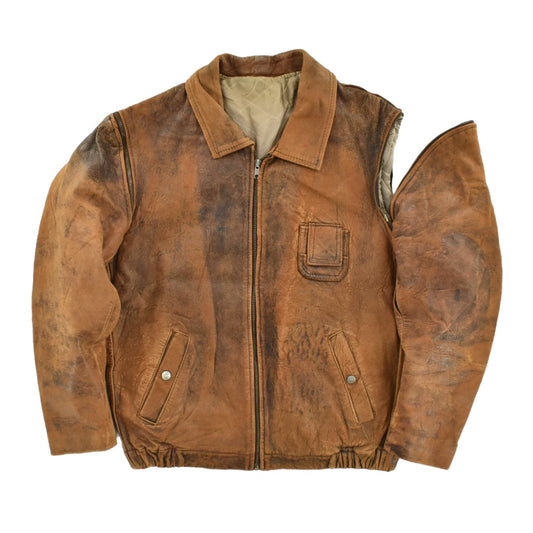 70’s French Military Pilot Type レザージャケット 鬼フェード 260224H