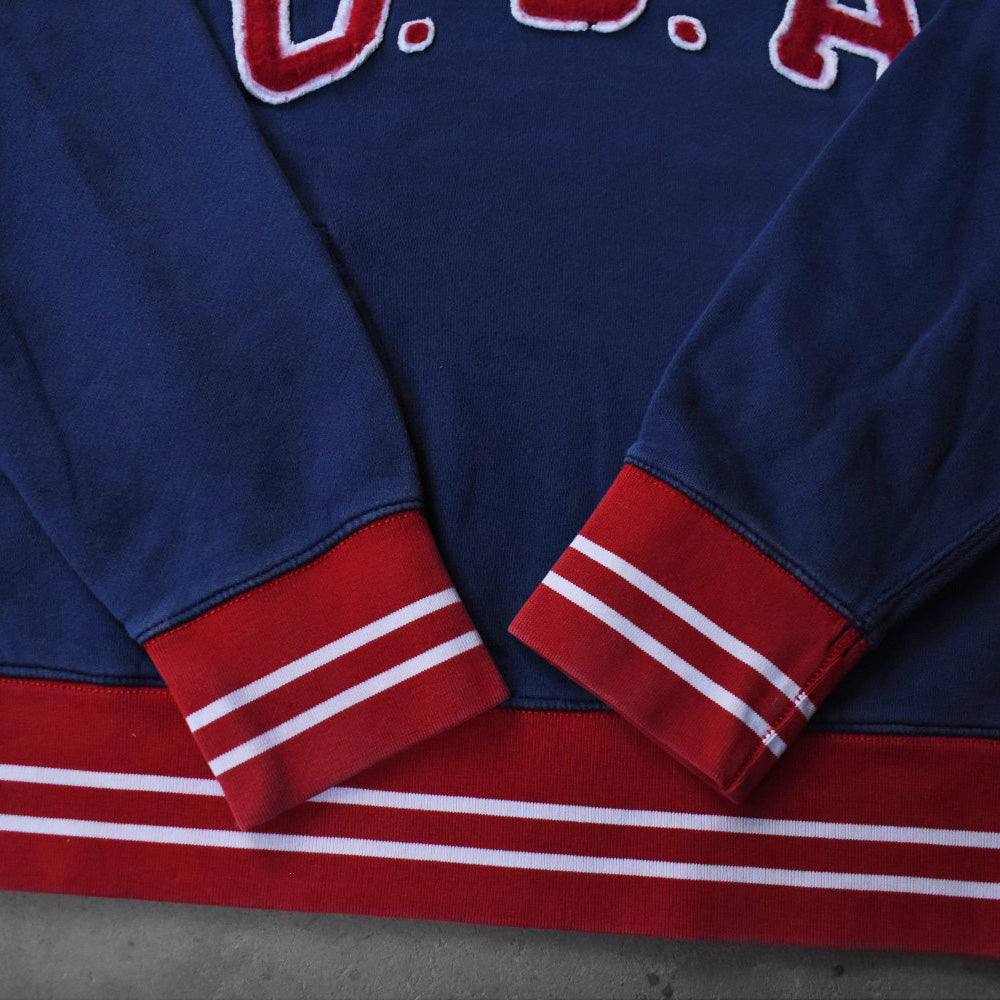 90’s Polo by Ralph Lauren "USA" ハーフジップ スウェット 251209H