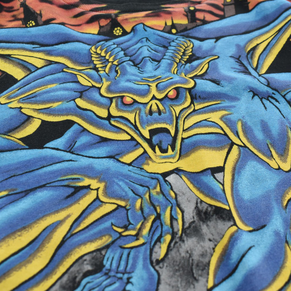 90's LIQUID BLUE "Gargoyle" AOP Tシャツ260714H