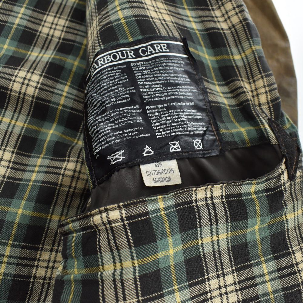80's Barbour 2ワラント "SOLWAY ZIPPER" オイルドジャケット 261002H
