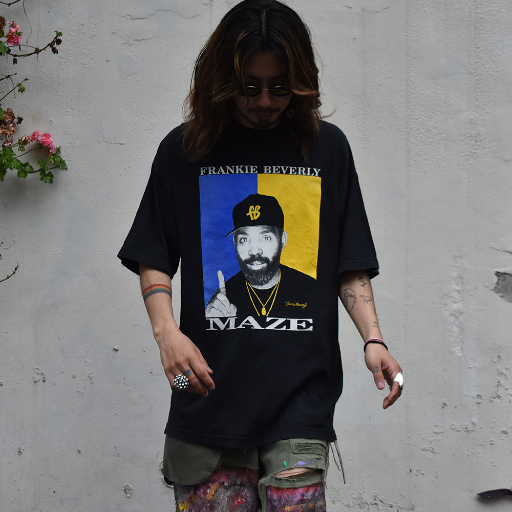 90's～　Maze featuring Frankie Beverly/メイズ/フランキー・ベヴァリー　"Golden Time Of Day" Tee　230513H
