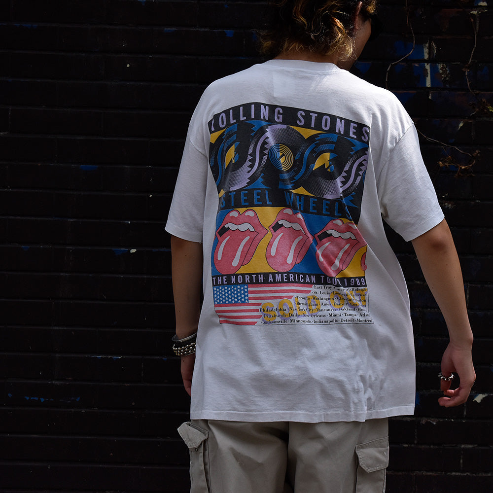 80's The Rolling Stones “Steel Wheels Tour” Tシャツ 230916H