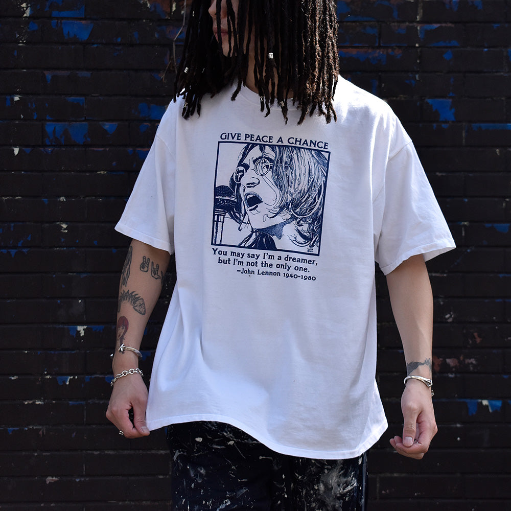 80's John Lennon “memorial” Tシャツ 231020H