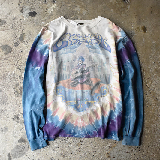 Y2K Grateful Dead “Skull snake charmer” タイダイ ロングスリーブTシャツ 250609H