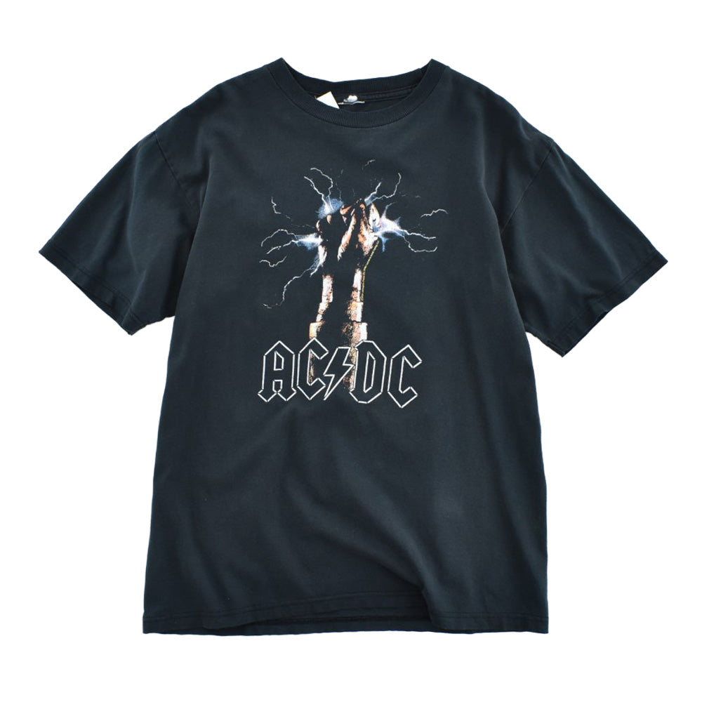 Y2K AC/DC "Fist & Lightning" ロックTシャツ 260424H