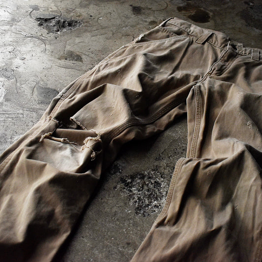 90’s ダメージ! Carhartt ブラウンダック ペインターパンツ 230902H